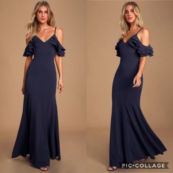 Lulus Dresses & Skirts - Final Chance to Buy! LULUS Forever boho Cold-Shoulder Maxi Dress